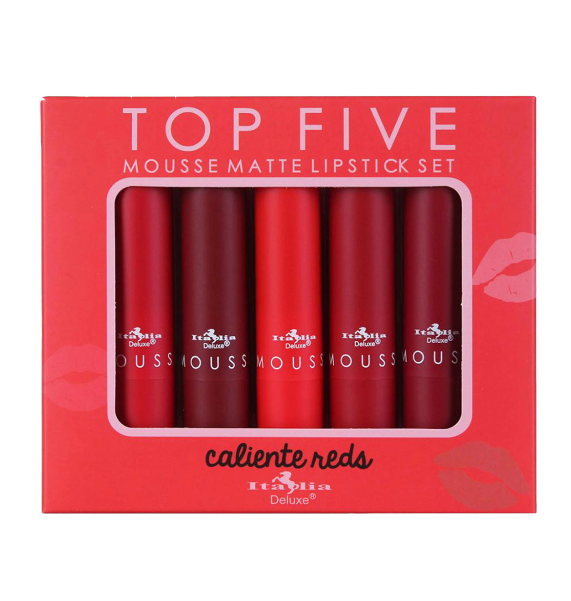 Top Five Mousse Matte Caliente Reds