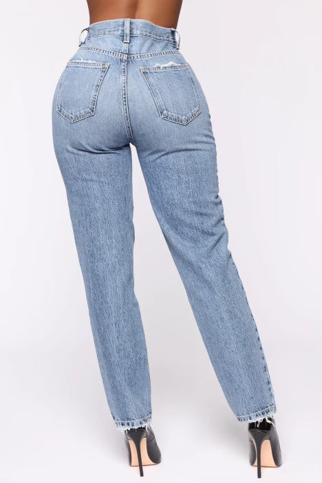 Very Special High Rise Mom Jeans