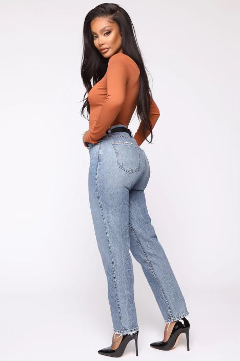 Very Special High Rise Mom Jeans